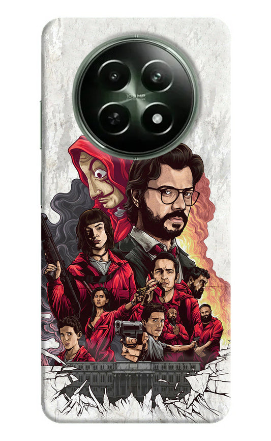 Money Heist Artwork Realme 12 5G Back Cover