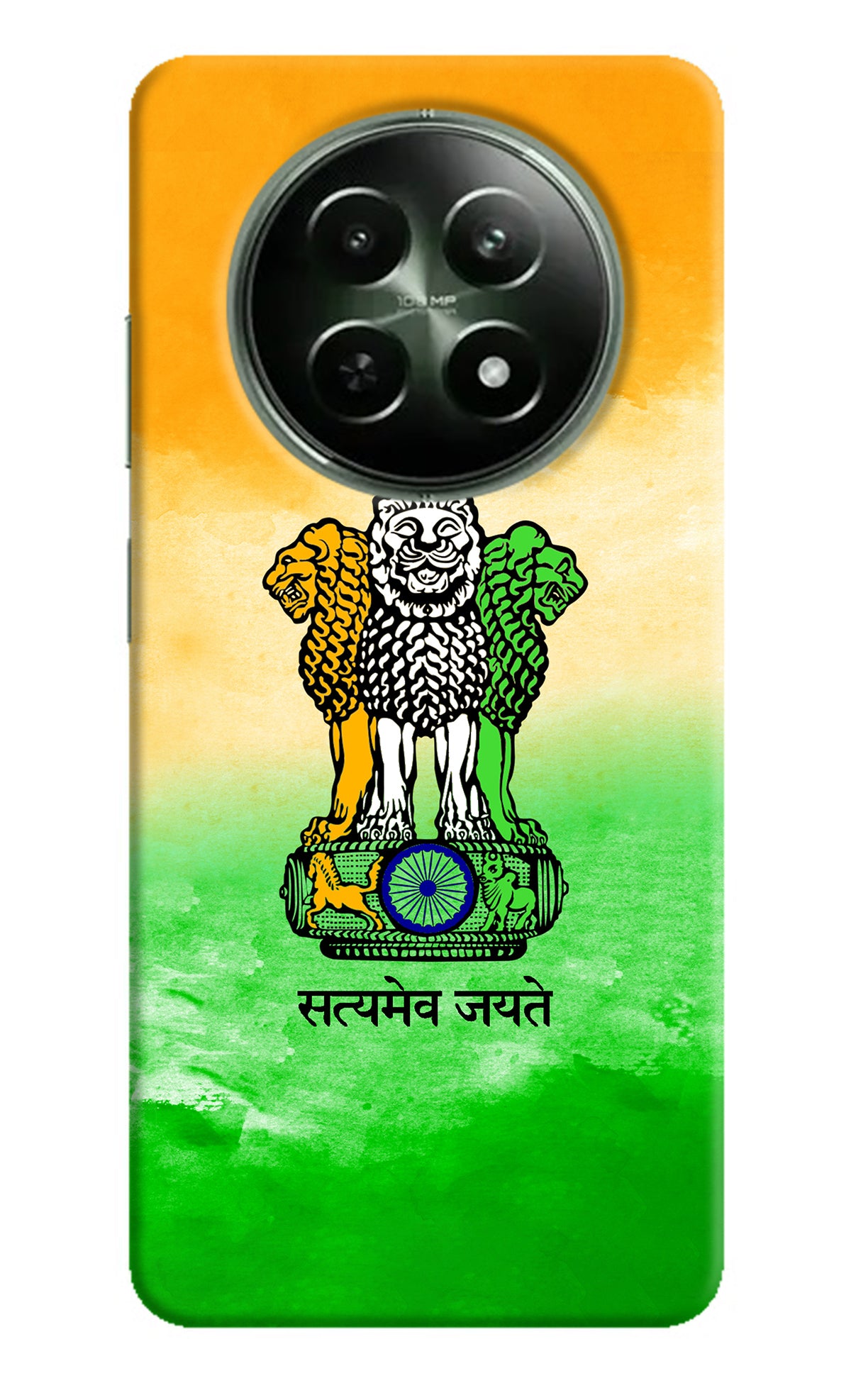 Satyamev Jayate Flag Realme 12 5G Back Cover