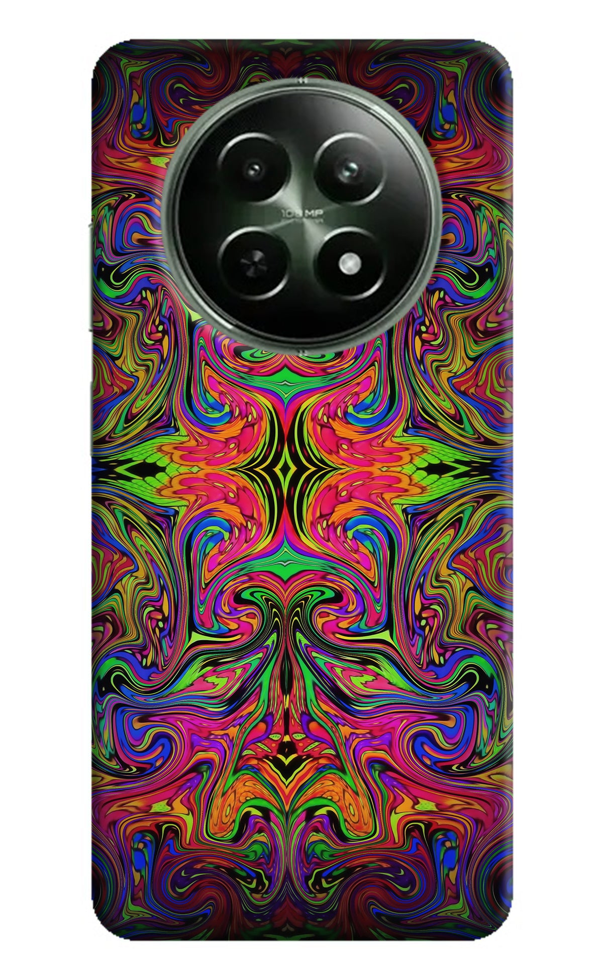 Psychedelic Art Realme 12 5G Back Cover