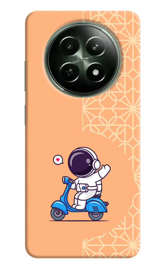 Cute Astronaut Riding Realme 12 5G Back Cover