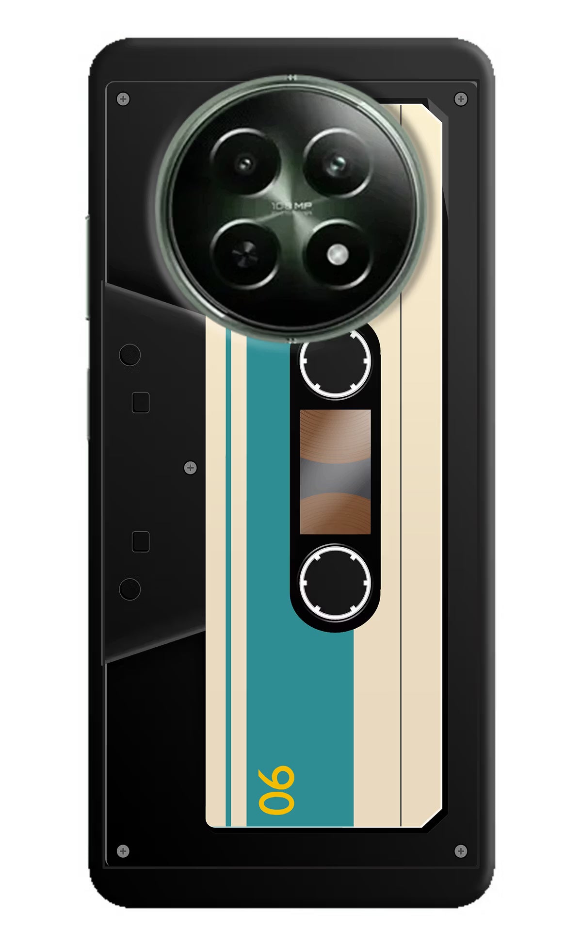 Cassette Realme 12 5G Hard Case Back Cover by Casekaro