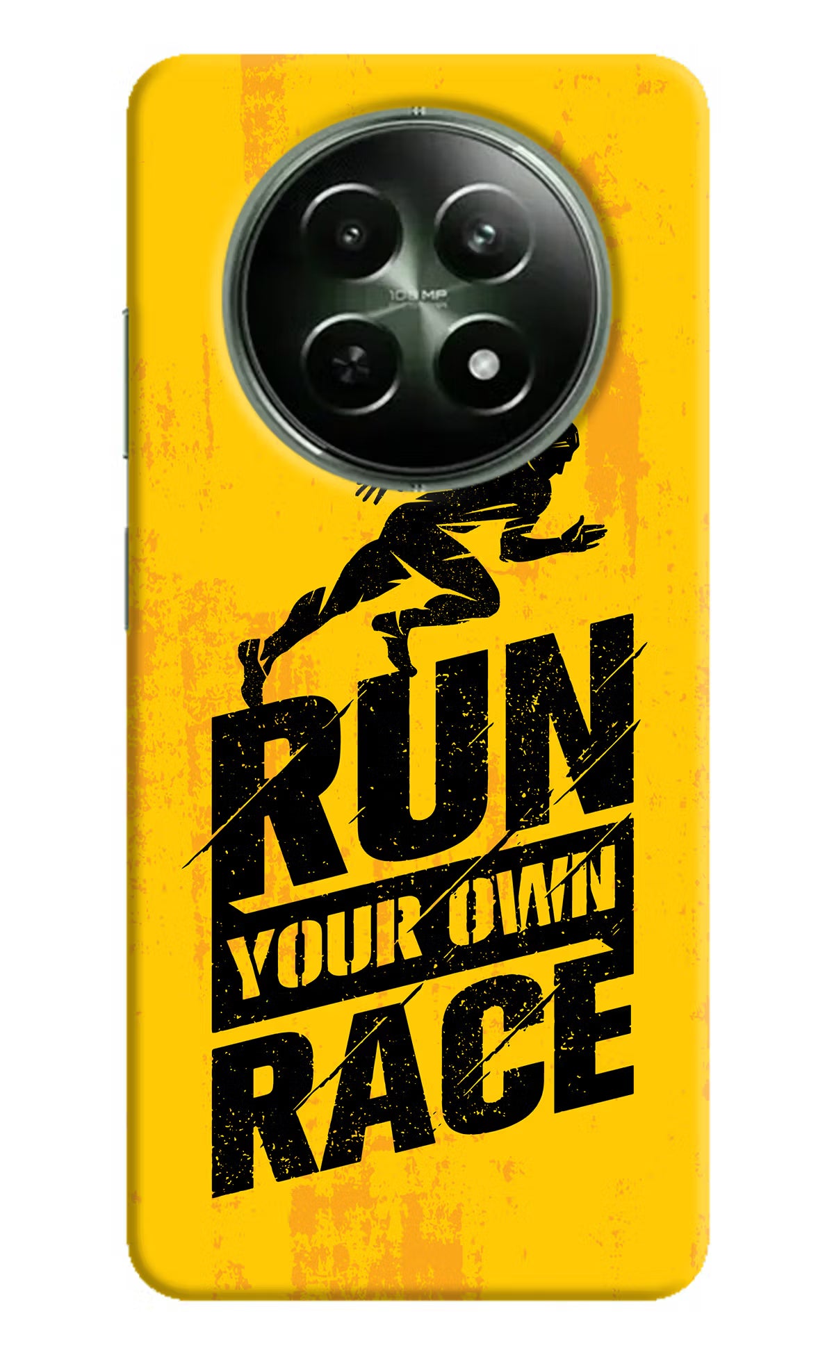Run Your Own Race Realme 12 5G Hard Case Back Cover by Casekaro