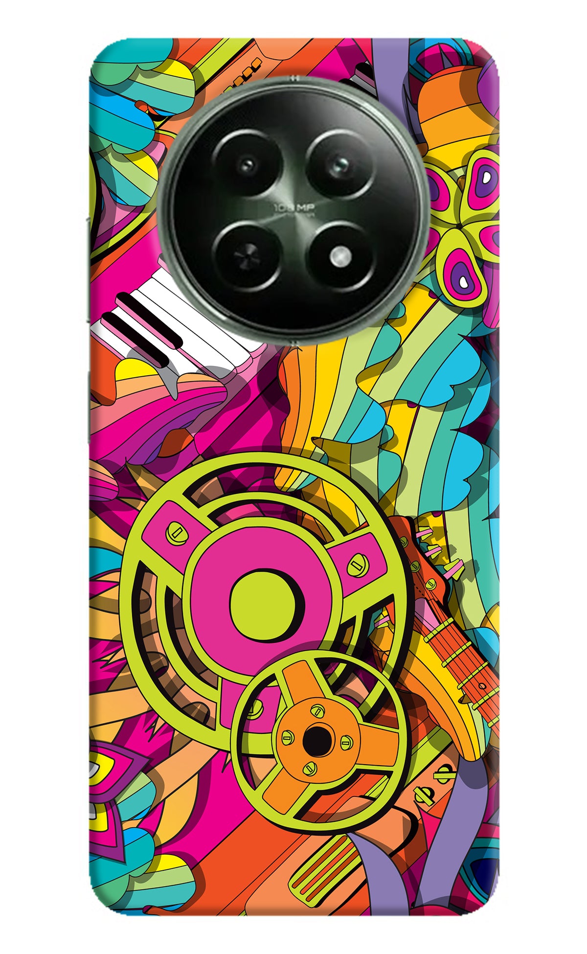 Music Doodle Realme 12 5G Back Cover