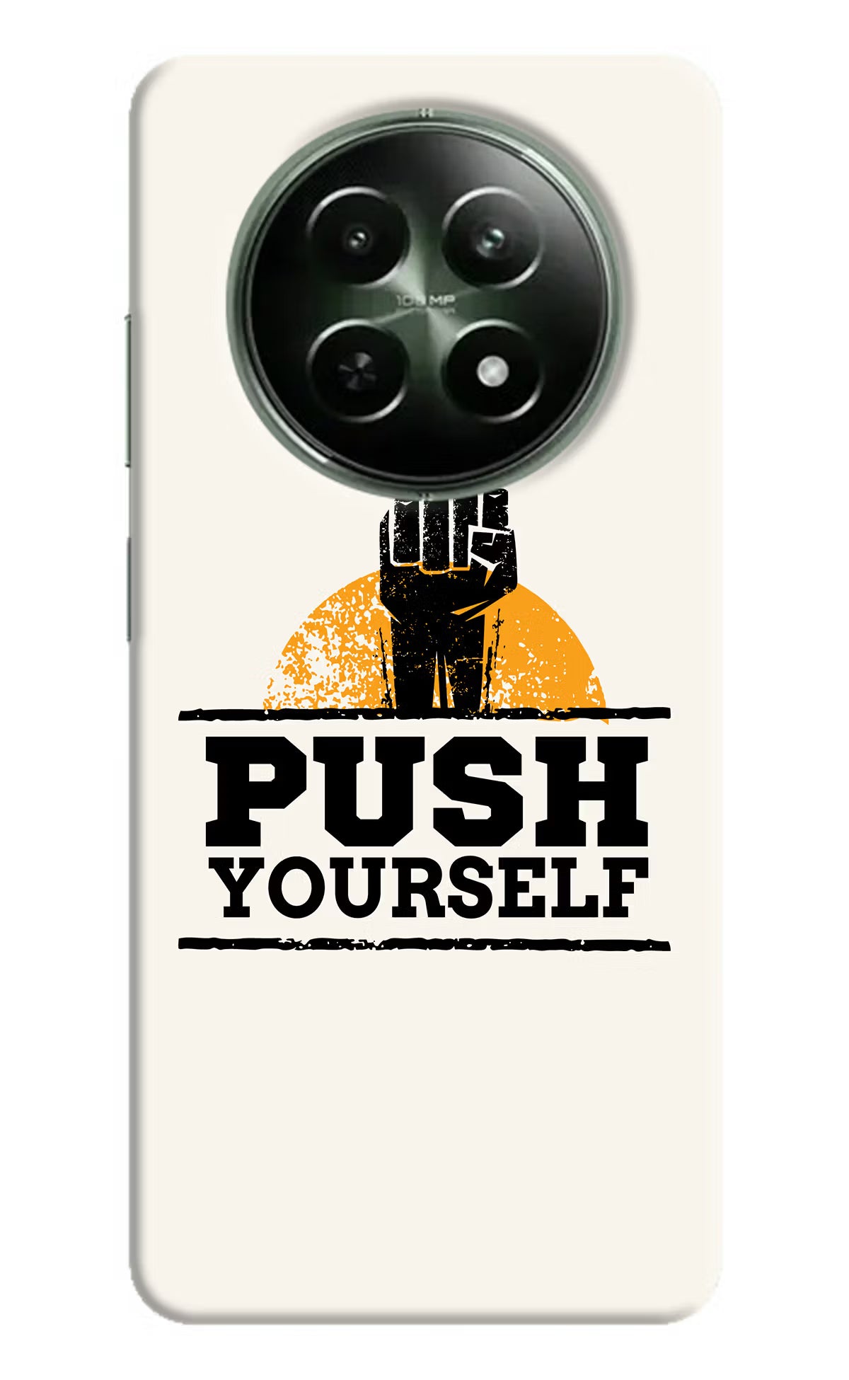 Push Yourself Realme 12 5G Hard Case Back Cover by Casekaro