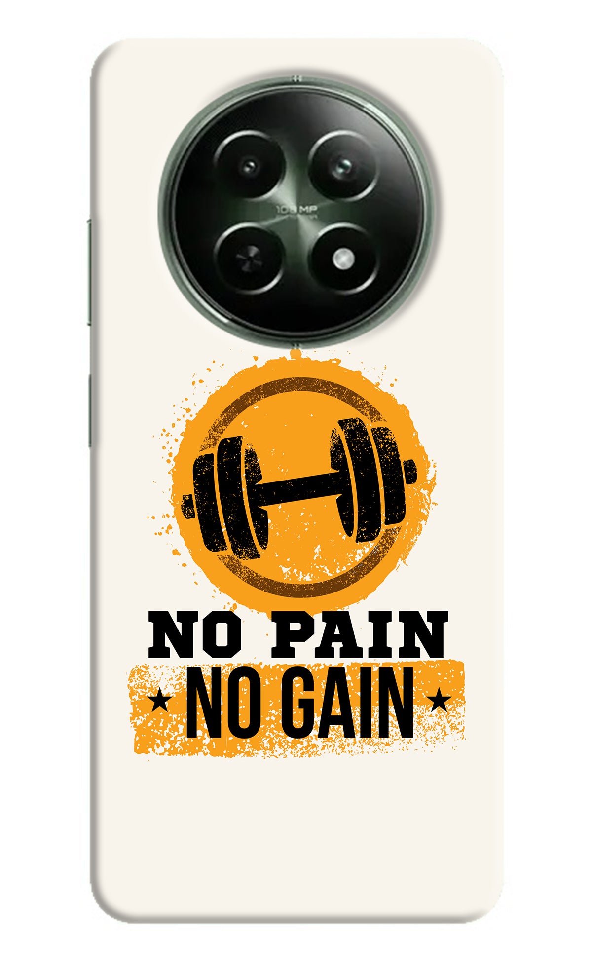 No Pain No Gain Realme 12 5G Back Cover