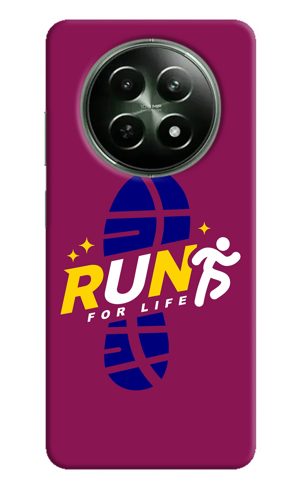 Run for Life Realme 12 5G Back Cover