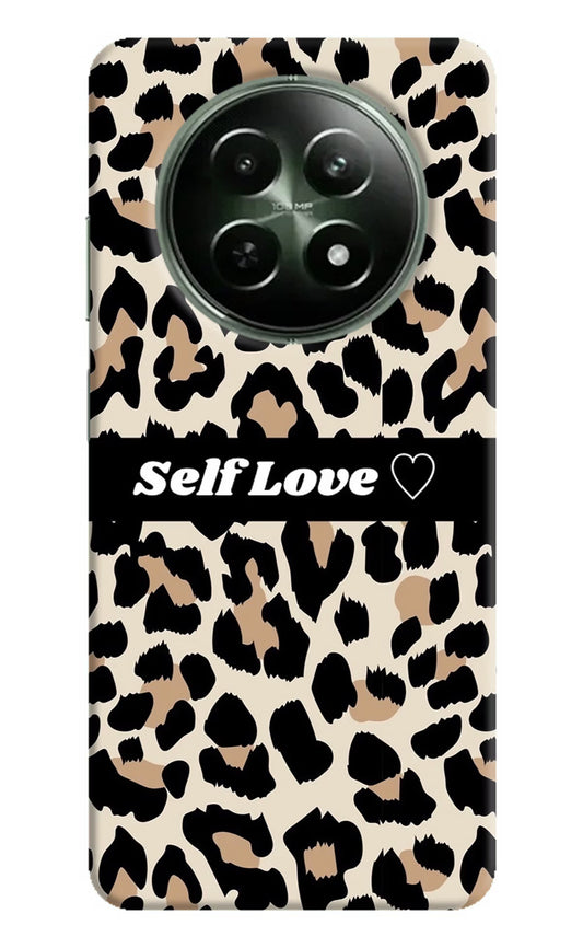 Leopard Print Self Love Realme 12 5G Hard Case Back Cover by Casekaro