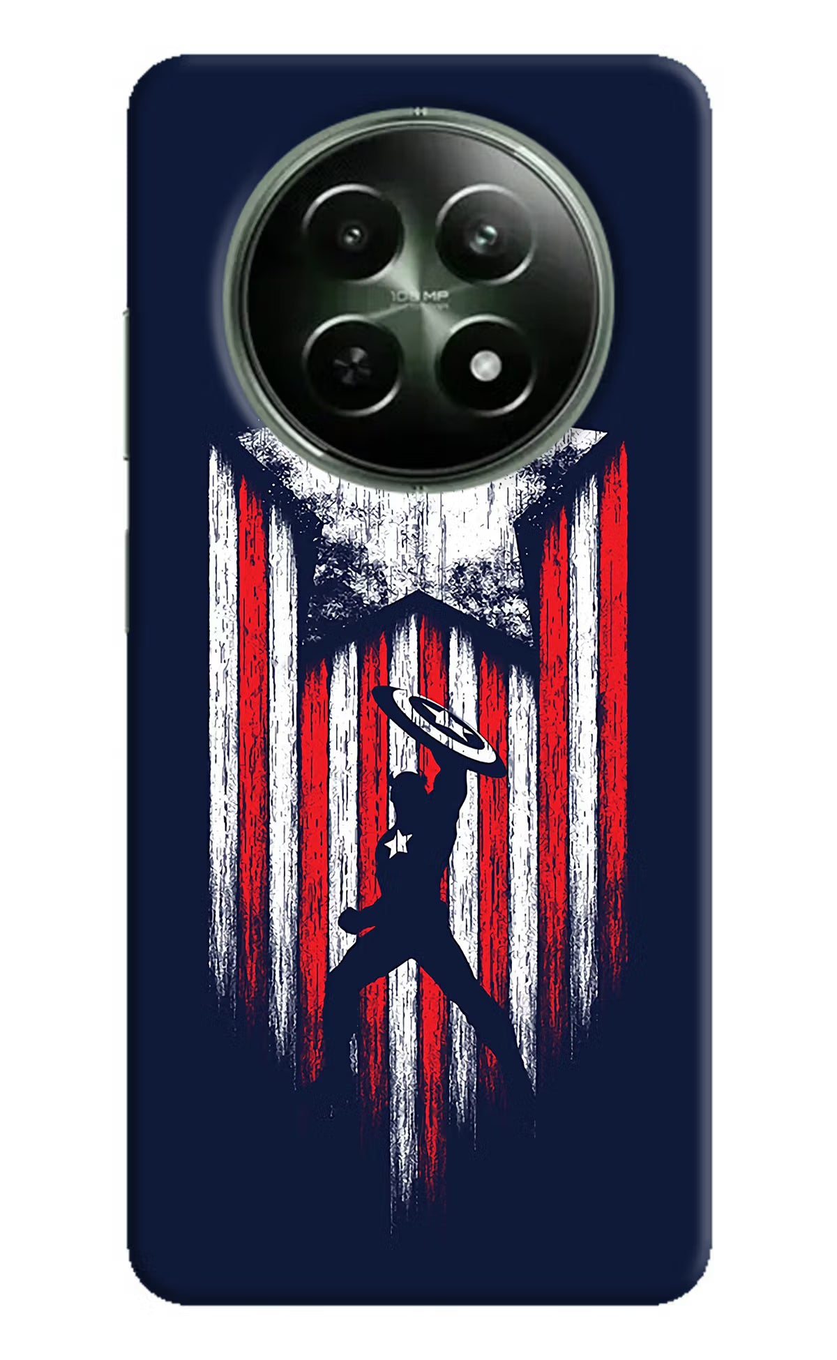 Captain America Marvel Art Realme 12 5G Hard Case Back Cover by Casekaro