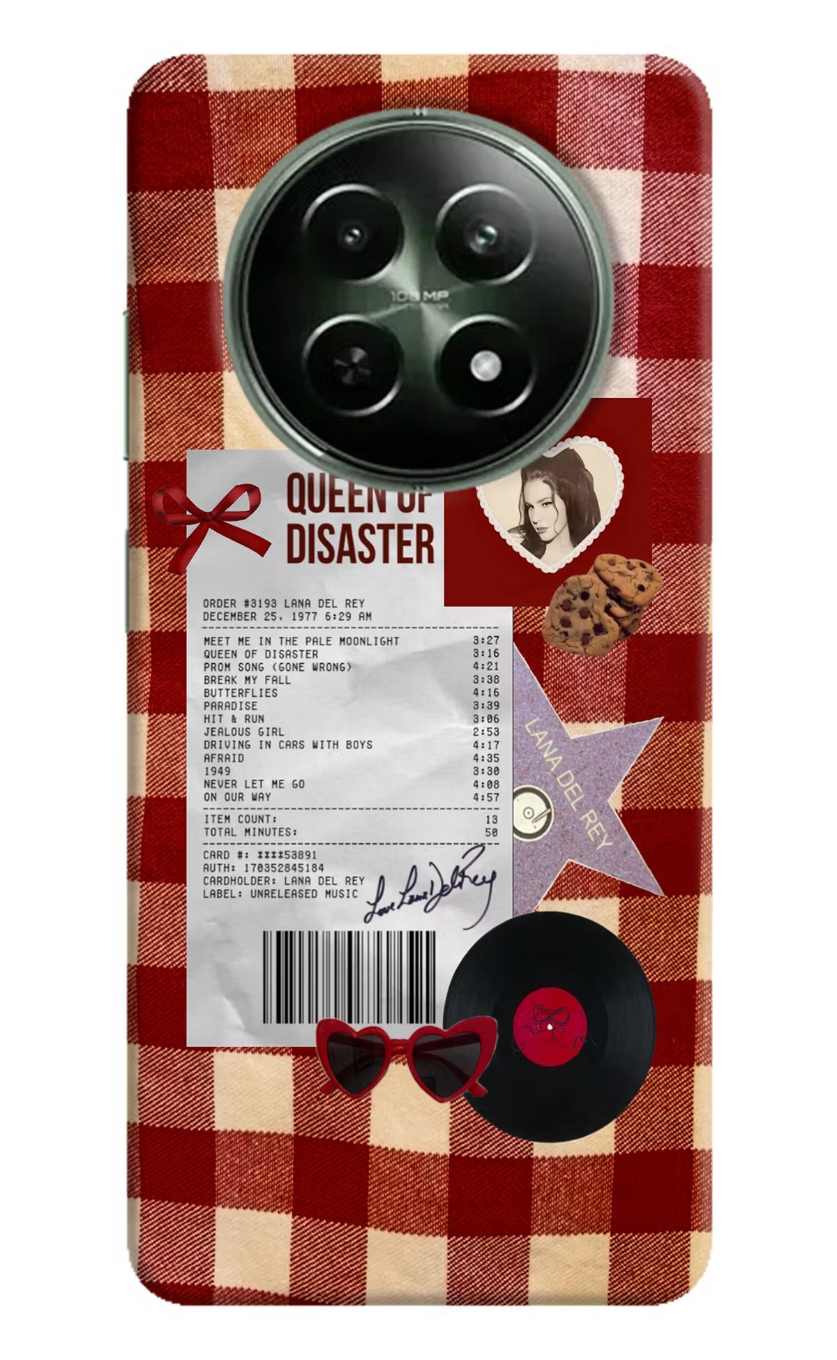 Queen of Disaster Realme 12 5G Hard Case Back Cover by Casekaro