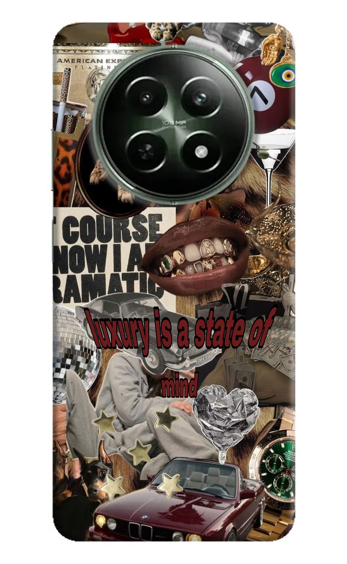 Luxury Realme 12 5G Hard Case Back Cover by Casekaro