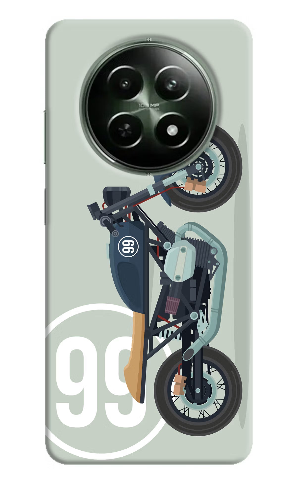 Classic Cafe Racer 99 Realme 12 5G Hard Case Back Cover by Casekaro