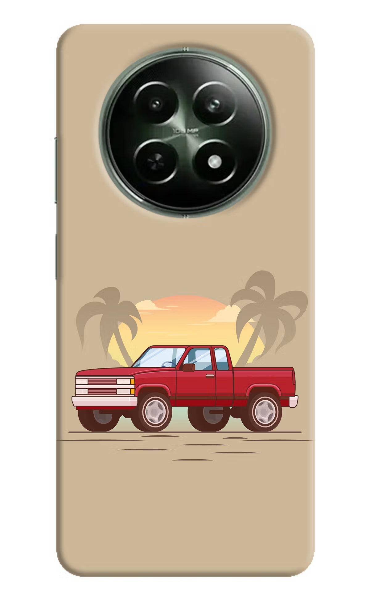 Desert Classic Drive Realme 12 5G Hard Case Back Cover by Casekaro