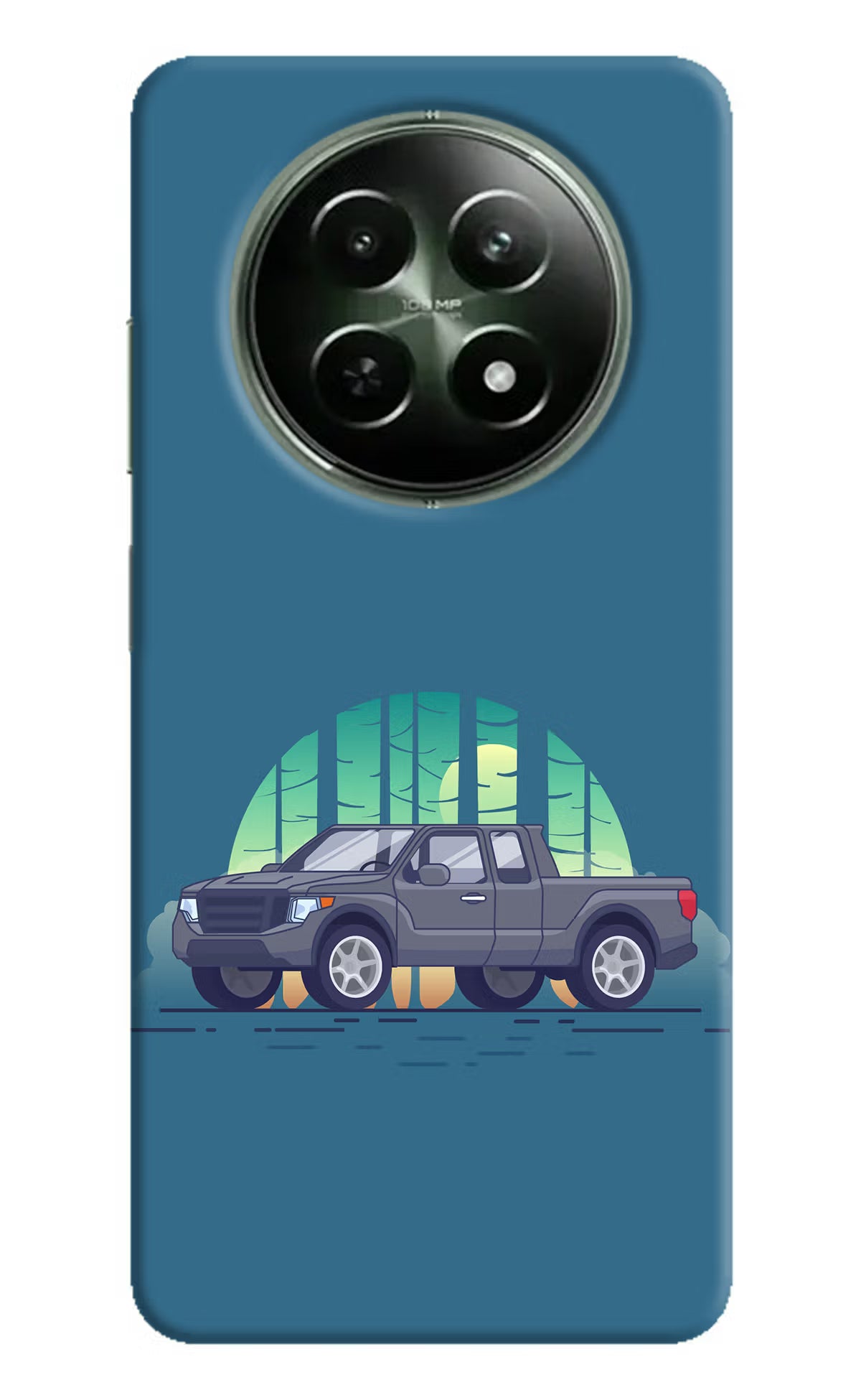 Retro Garage Vibe Realme 12 5G Hard Case Back Cover by Casekaro