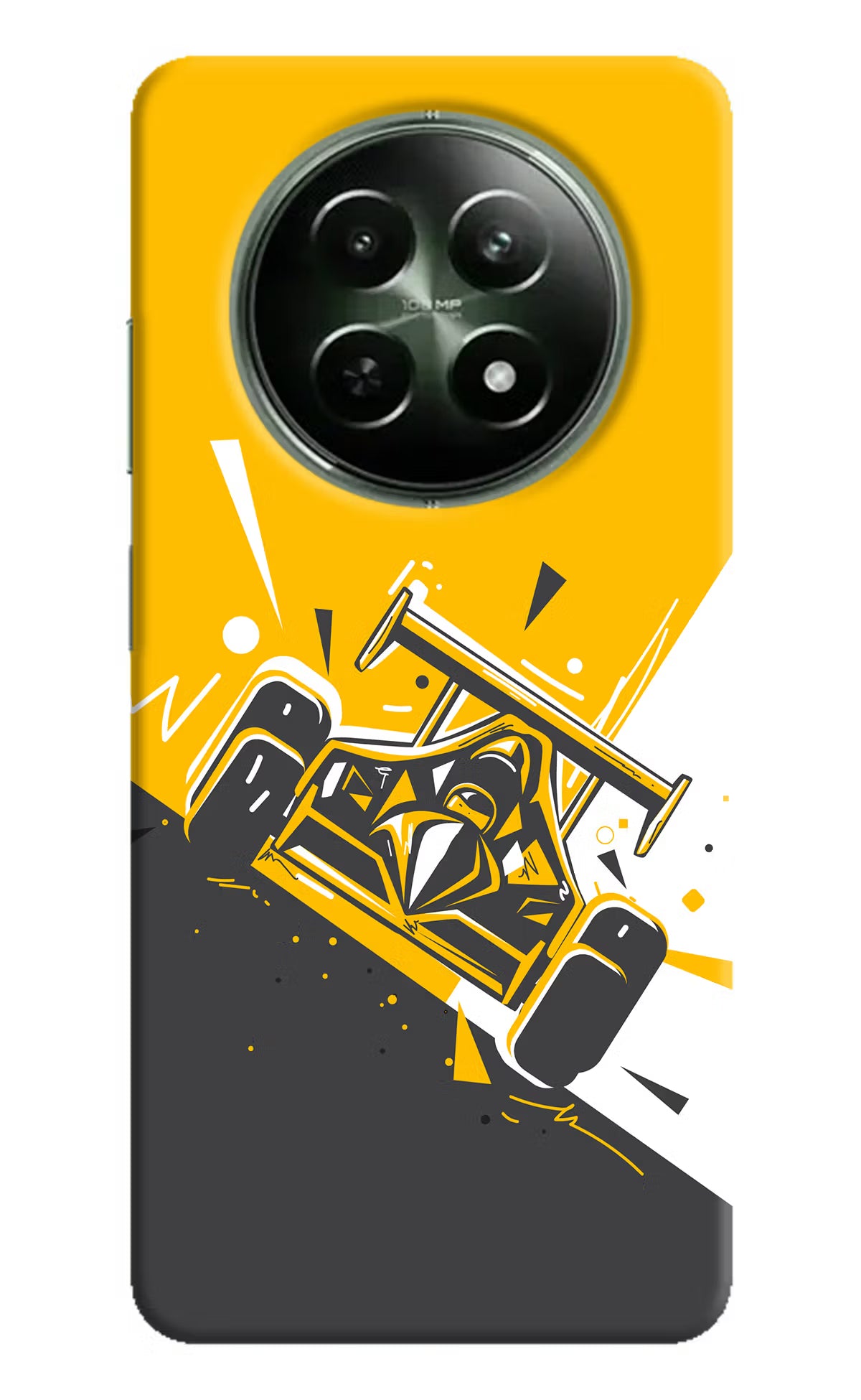 Track King Realme 12 5G Hard Case Back Cover by Casekaro