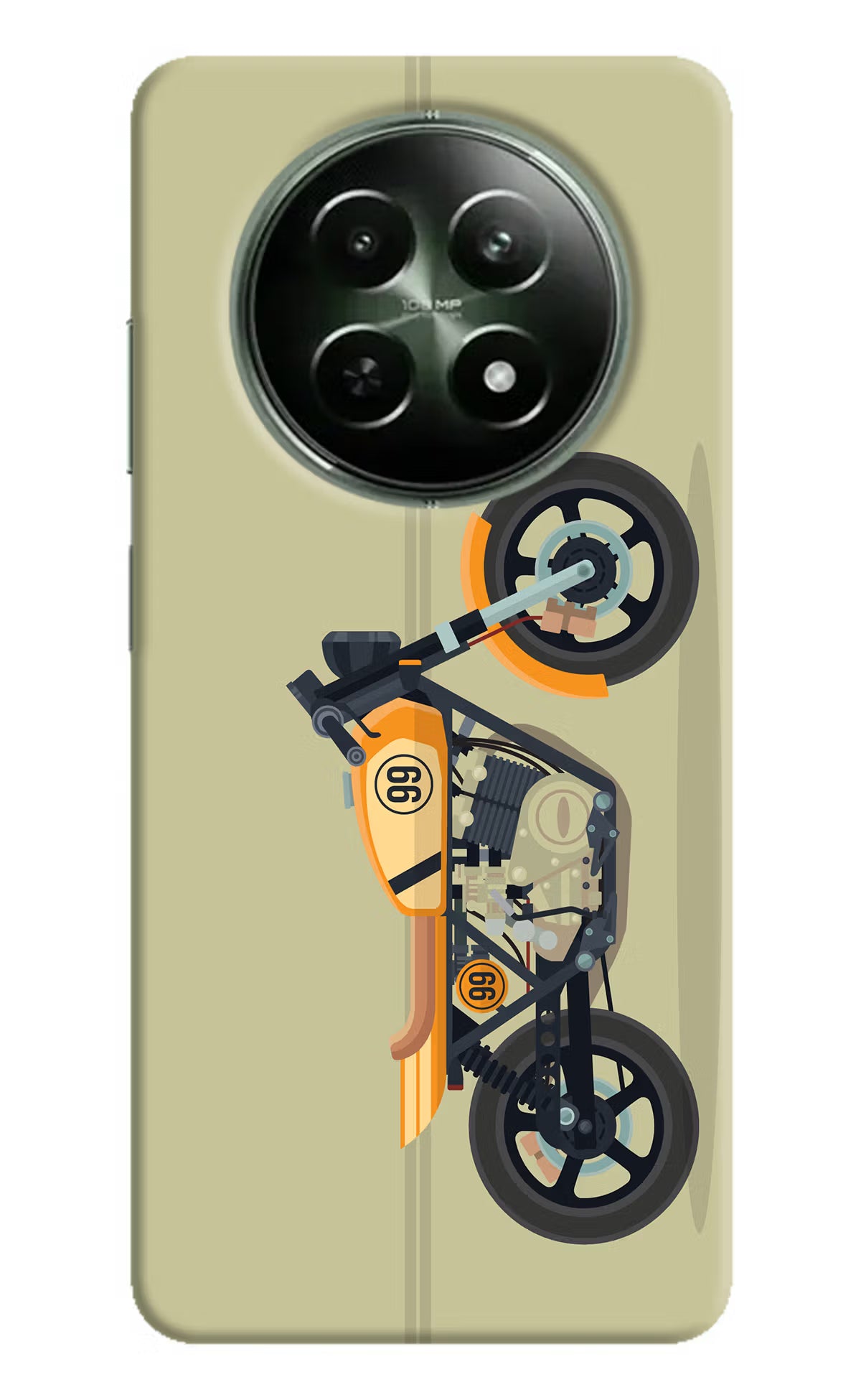 Vertical Speedster Realme 12 5G Hard Case Back Cover by Casekaro