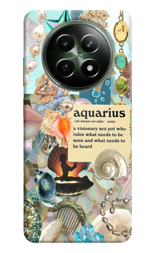 Aquarius Zodiac Realme 12 5G Hard Case Back Cover by Casekaro