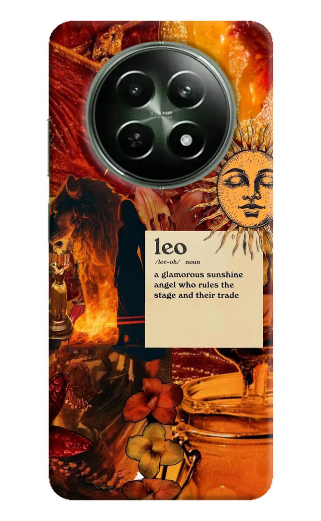Leo Zodiac Realme 12 5G Hard Case Back Cover by Casekaro