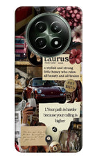 Taurus Zodiac Realme 12 5G Hard Case Back Cover by Casekaro
