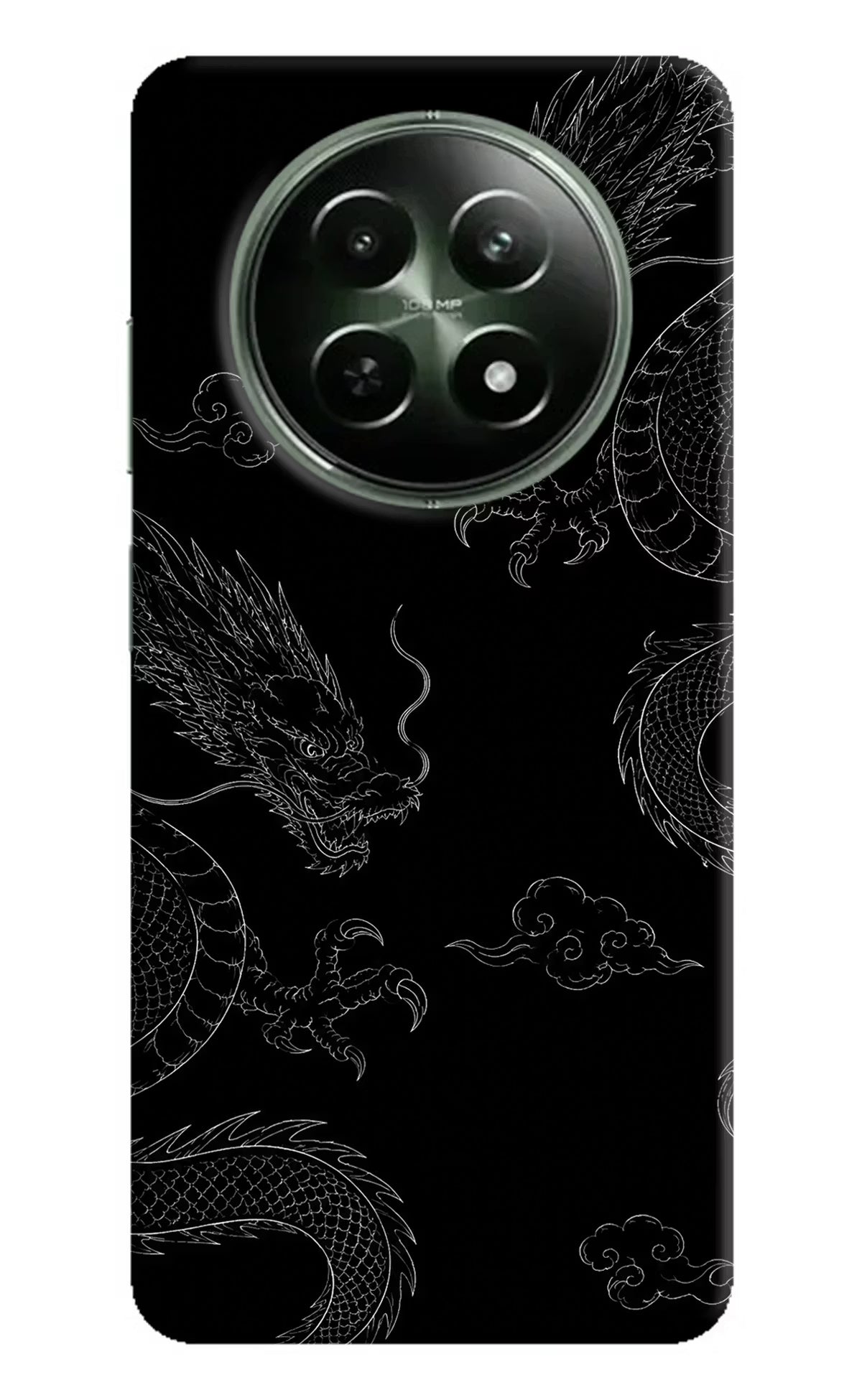 Twin Dragons Realme 12 5G Hard Case Back Cover by Casekaro