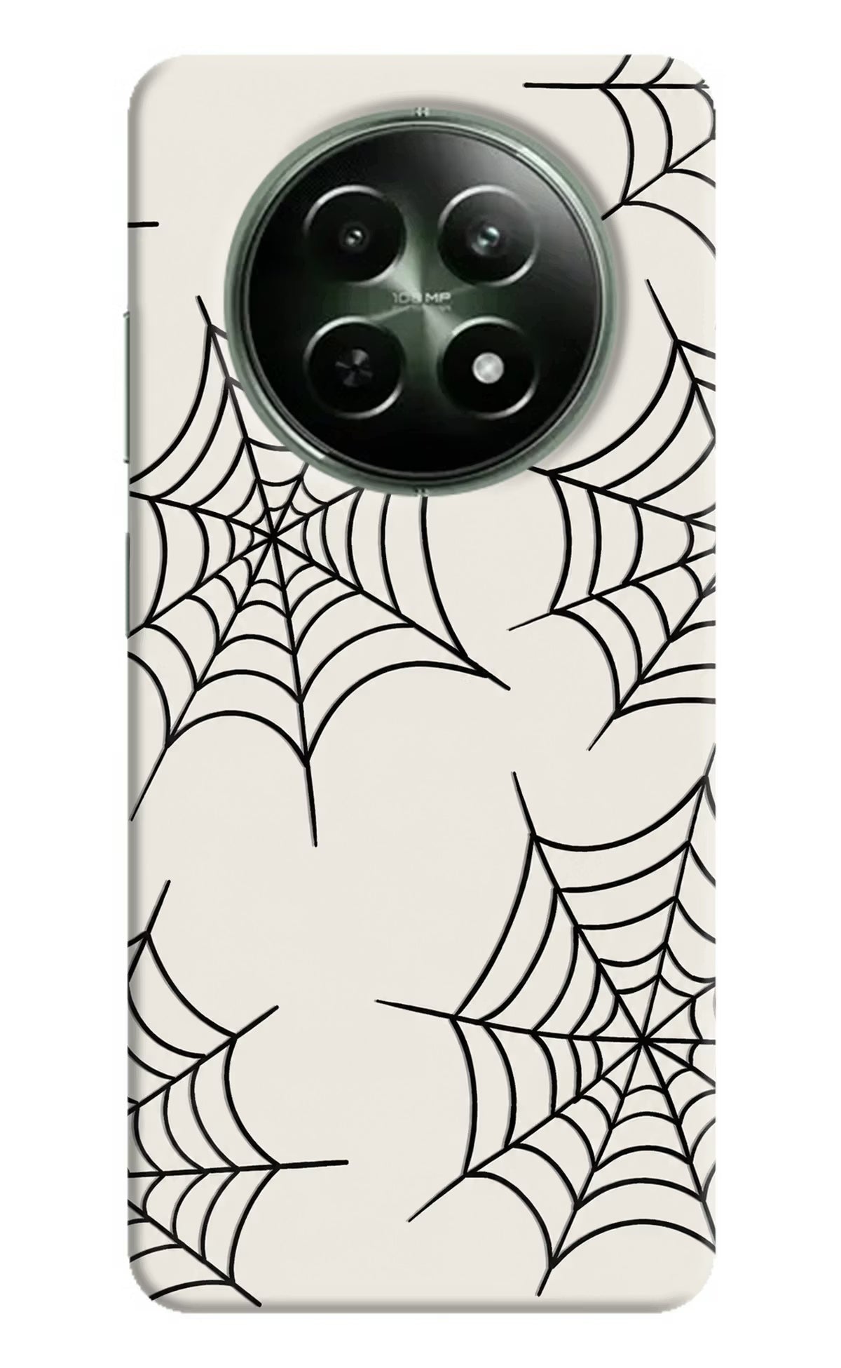 Spider Web Realme 12 5G Hard Case Back Cover by Casekaro