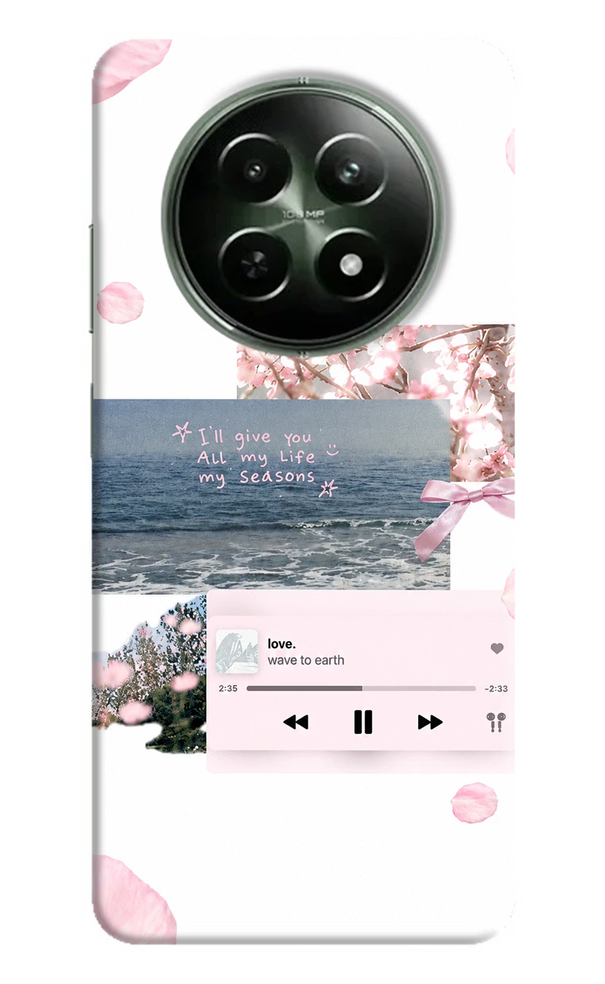 Wave to earth Realme 12 5G Back Cover