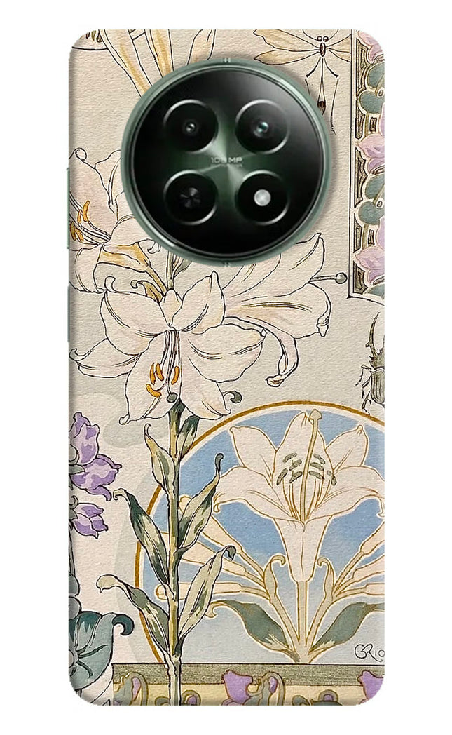 White Lily Realme 12 5G Hard Case Back Cover by Casekaro
