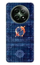 Koi Blue Realme 12 5G Back Cover