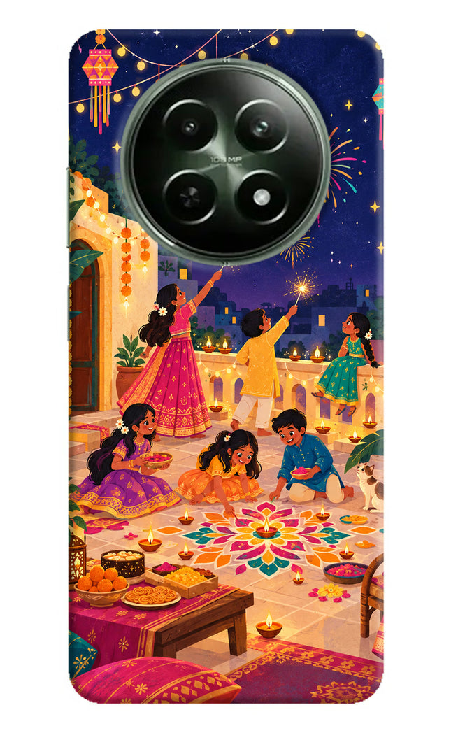 Diwali Night Realme 12 5G Hard Case Back Cover by Casekaro