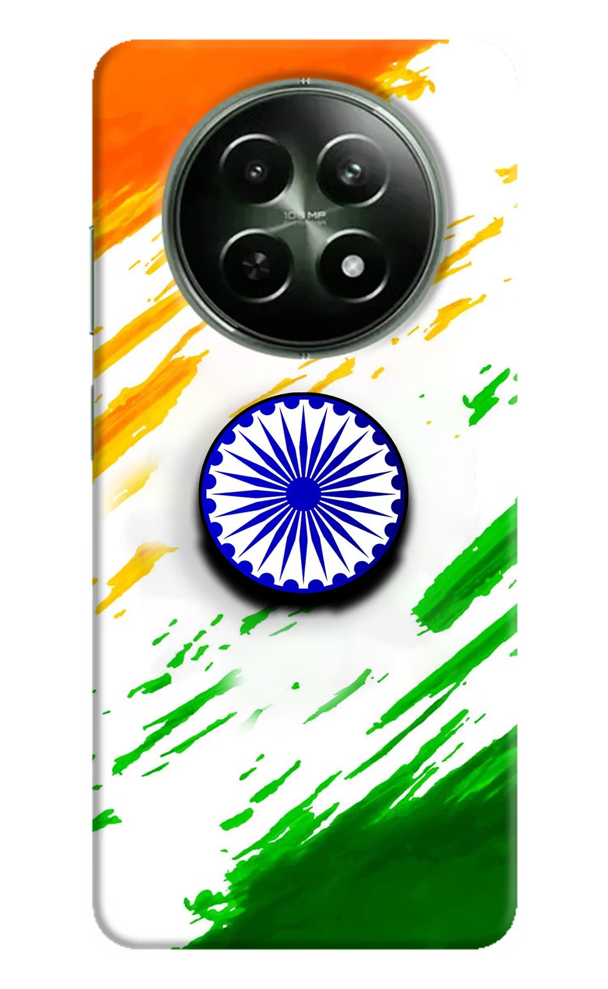Indian Flag Ashoka Chakra Realme 12 5G Pop Case by Casekaro