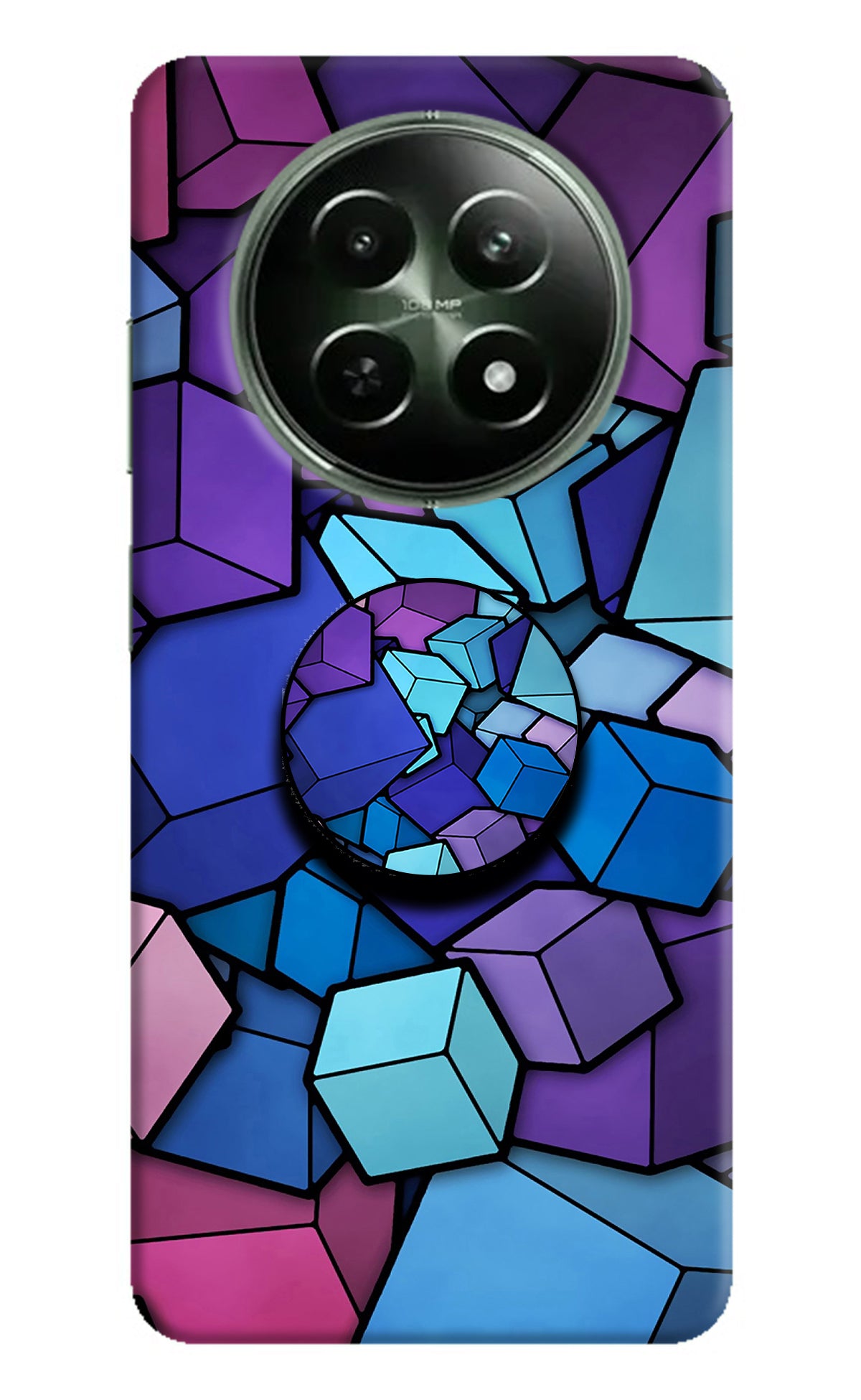 Cubic Abstract Realme 12 5G Pop Case