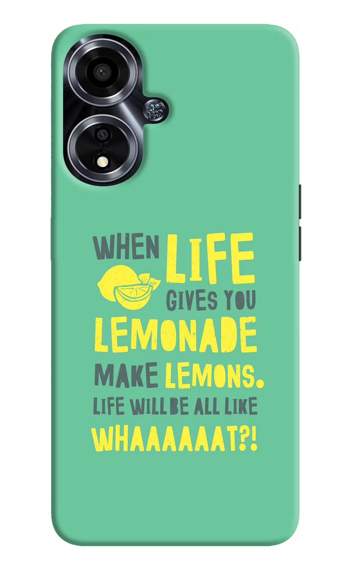 Quote Oppo A59 5G Hard Case Back Cover by Casekaro