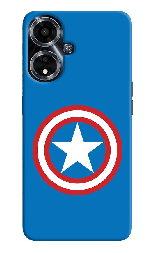 Captain America Logo Oppo A59 5G Back Cover