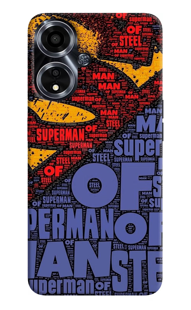 Superman Oppo A59 5G Hard Case Back Cover by Casekaro