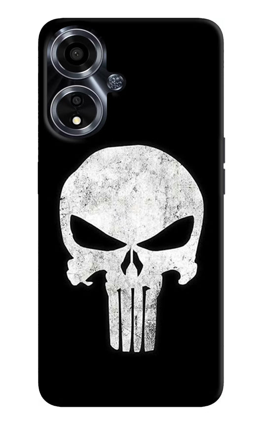 Punisher Skull Oppo A59 5G Hard Case Back Cover by Casekaro