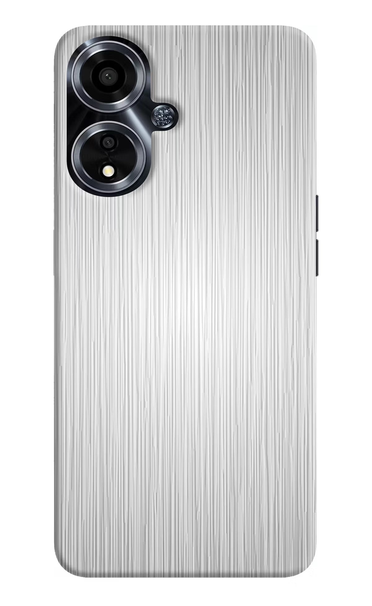 Wooden Grey Texture Oppo A59 5G Hard Case Back Cover by Casekaro