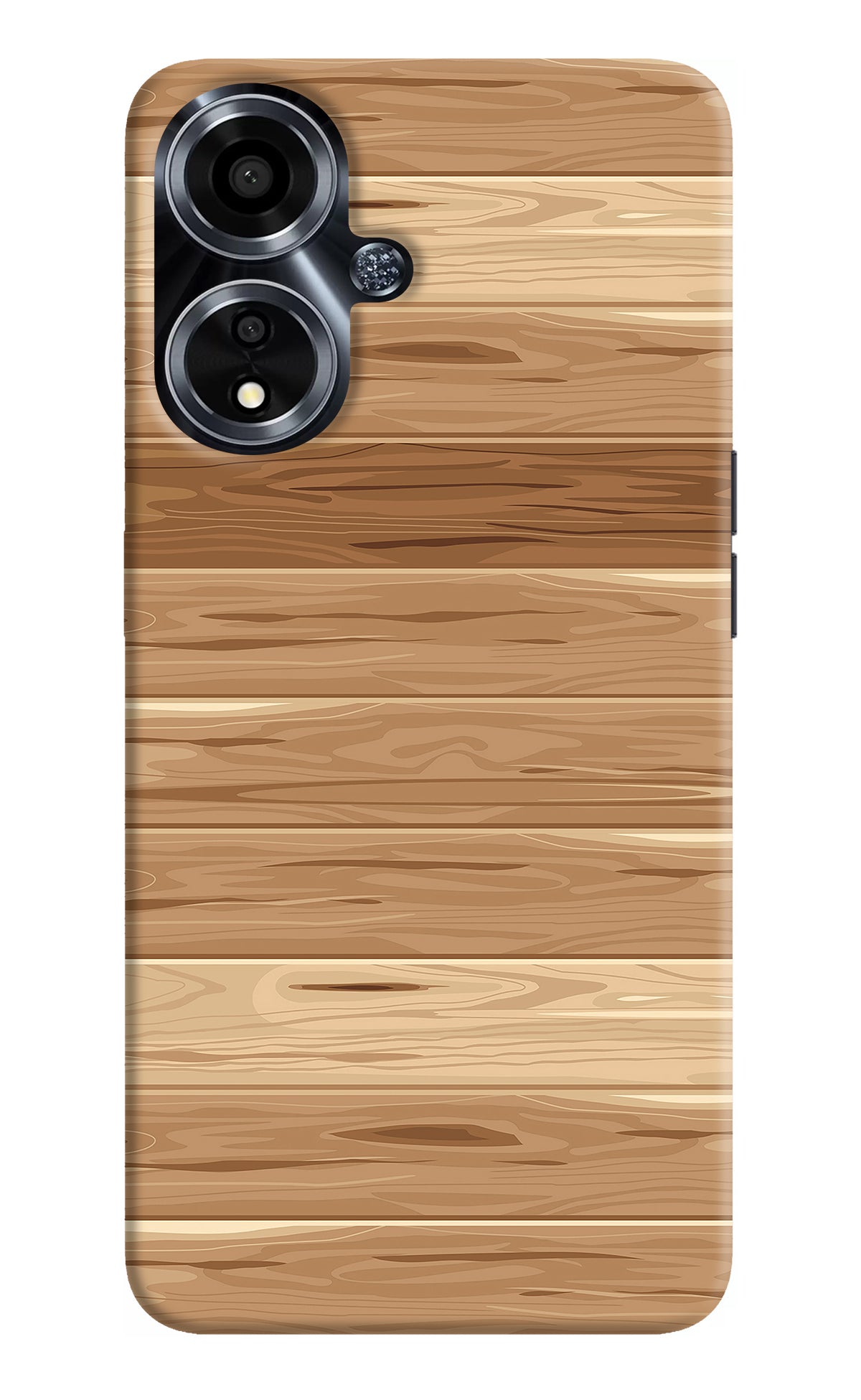 Wooden Vector Oppo A59 5G Back Cover