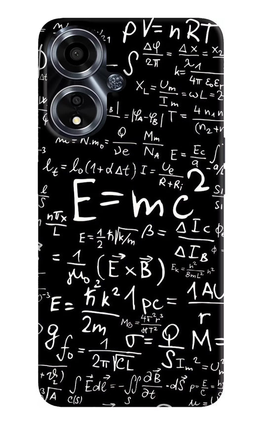 Physics Formula Oppo A59 5G Hard Case Back Cover by Casekaro