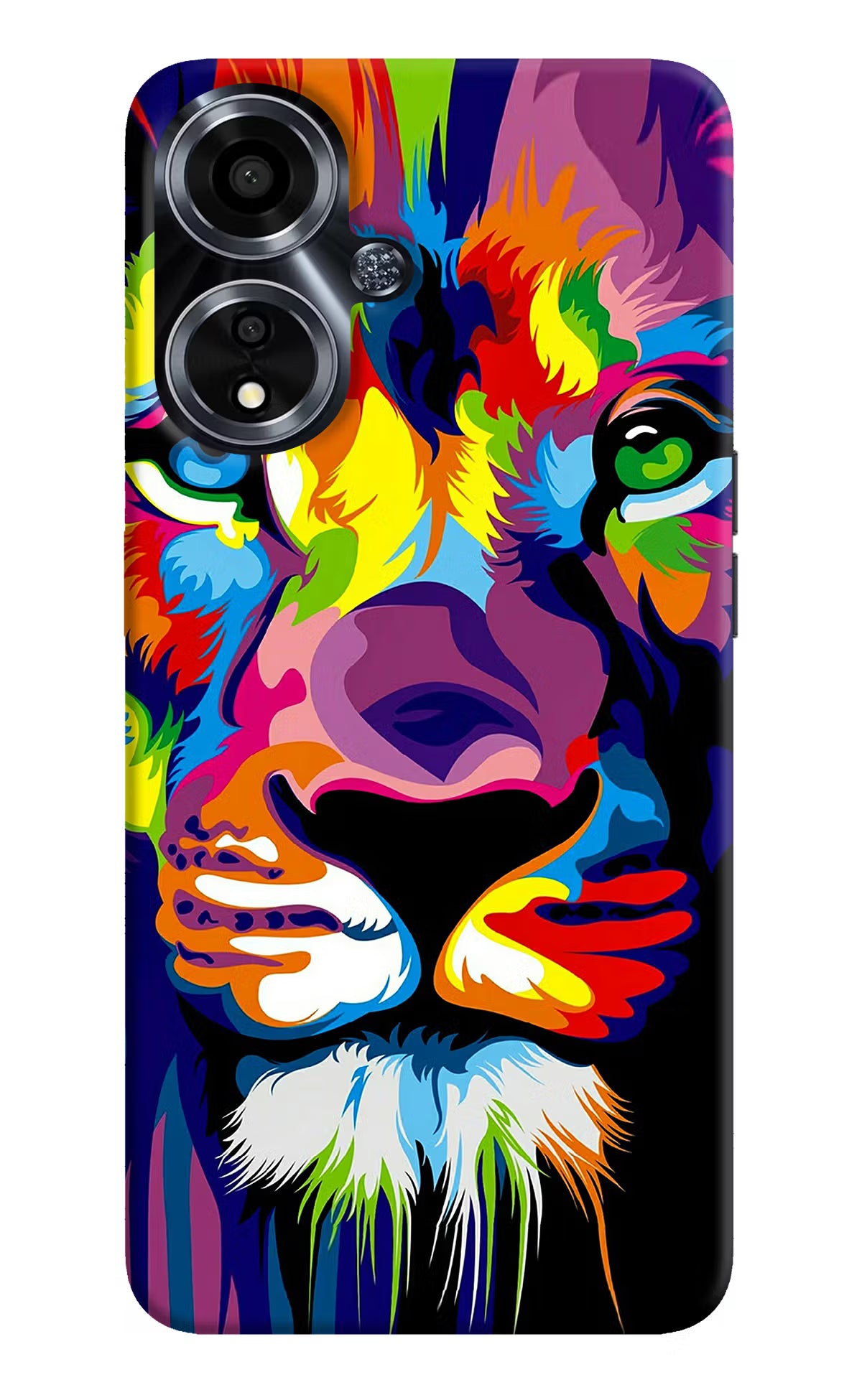 Lion Oppo A59 5G Hard Case Back Cover by Casekaro