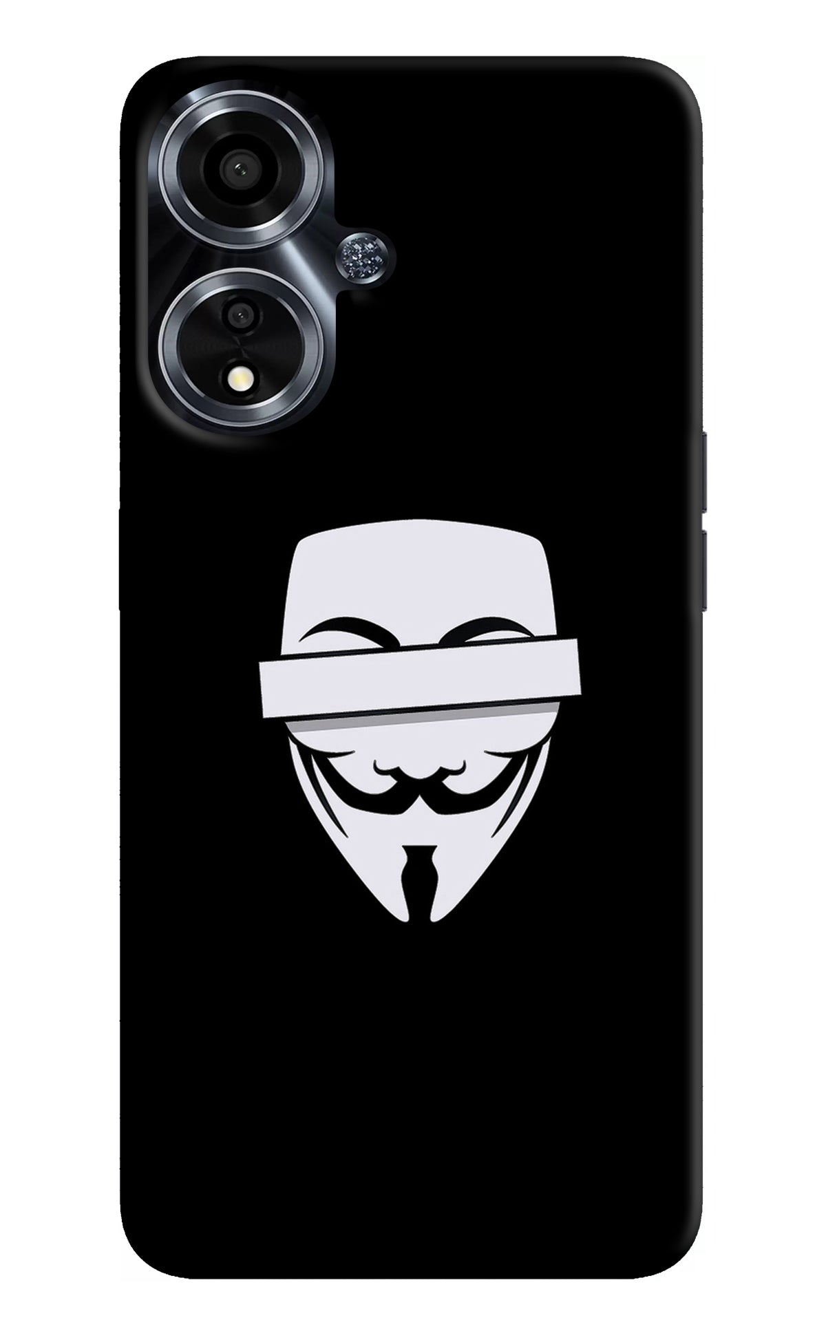 Anonymous Face Oppo A59 5G Back Cover