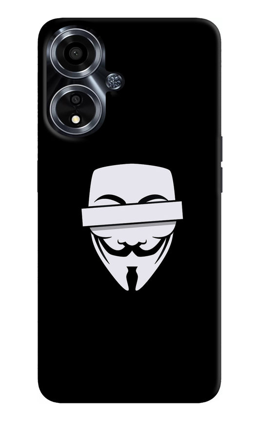 Anonymous Face Oppo A59 5G Back Cover