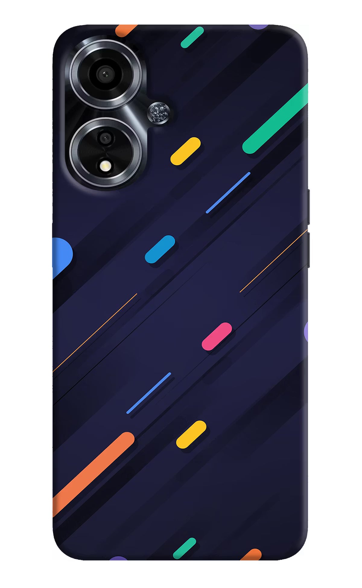 Abstract Design Oppo A59 5G Hard Case Back Cover by Casekaro