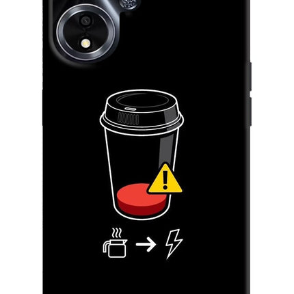 Coffee Oppo A59 5G Hard Case Back Cover by Casekaro