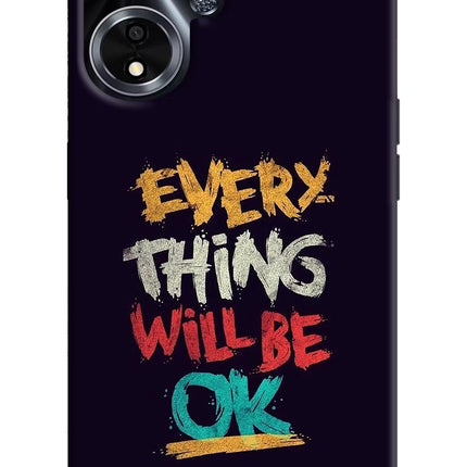 Everything Will Be Ok Oppo A59 5G Hard Case Back Cover by Casekaro