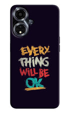Everything Will Be Ok Oppo A59 5G Hard Case Back Cover by Casekaro