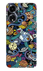 Space Abstract Oppo A59 5G Hard Case Back Cover by Casekaro
