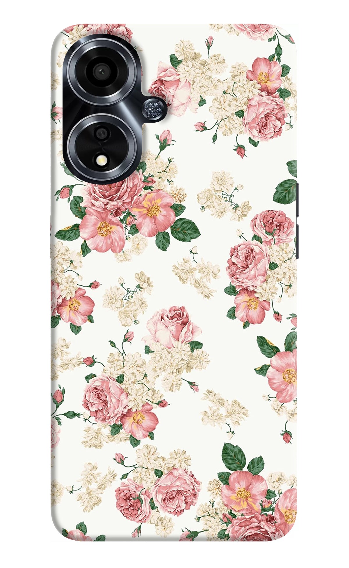 Flowers Oppo A59 5G Back Cover