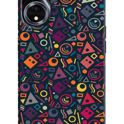 Geometric Abstract Oppo A59 5G Hard Case Back Cover by Casekaro
