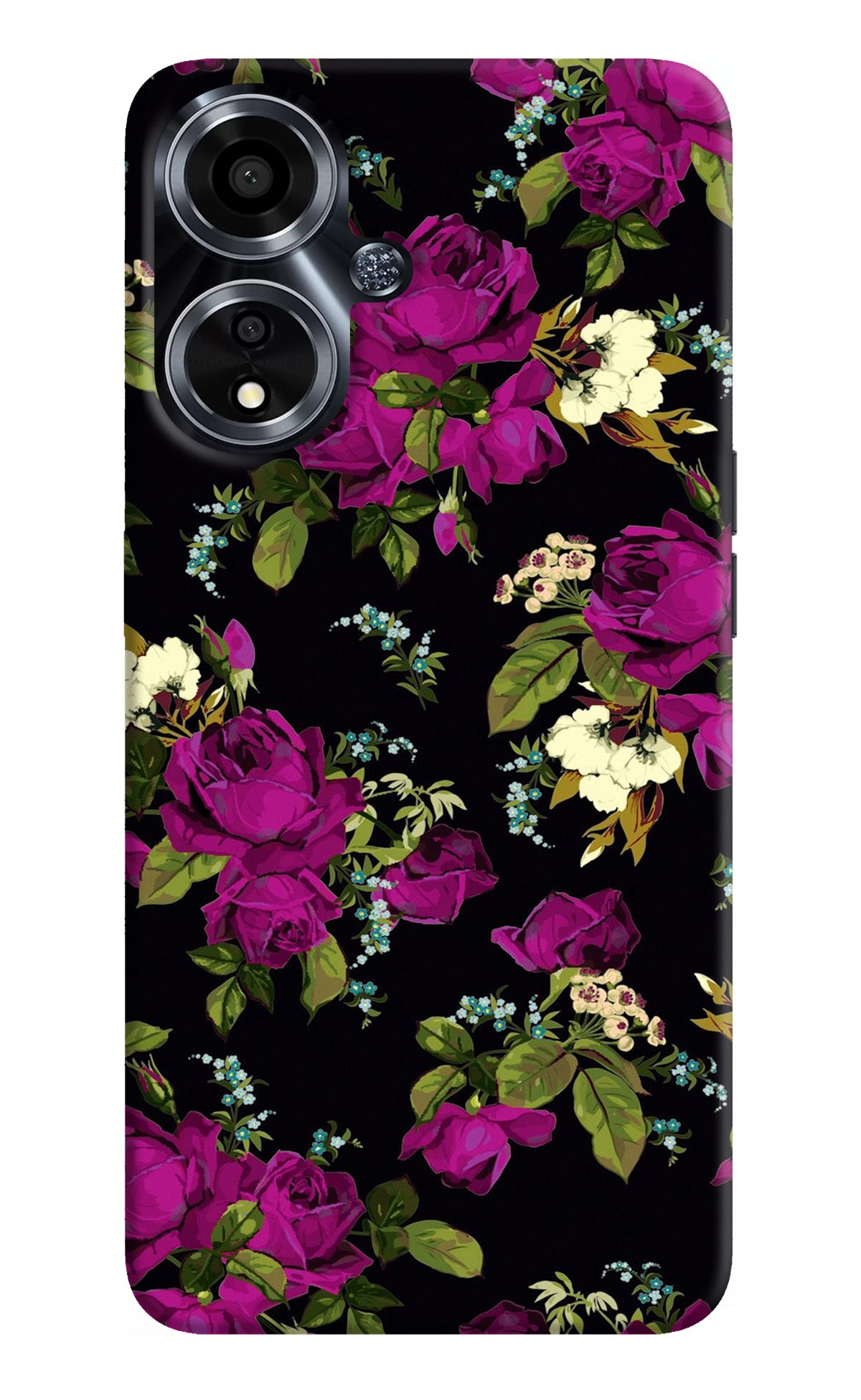 Flowers Oppo A59 5G Back Cover