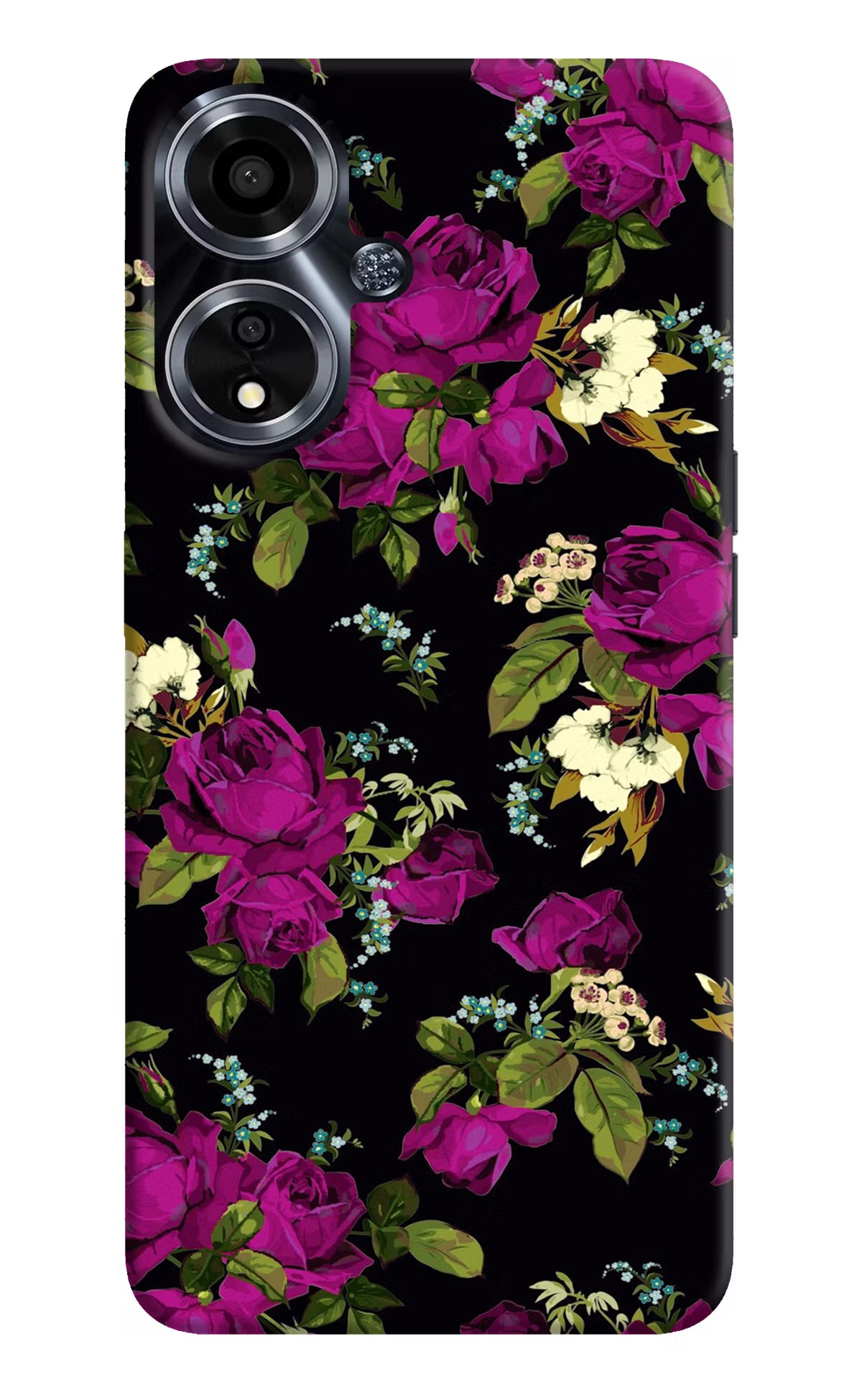 Flowers Oppo A59 5G Hard Case Back Cover by Casekaro