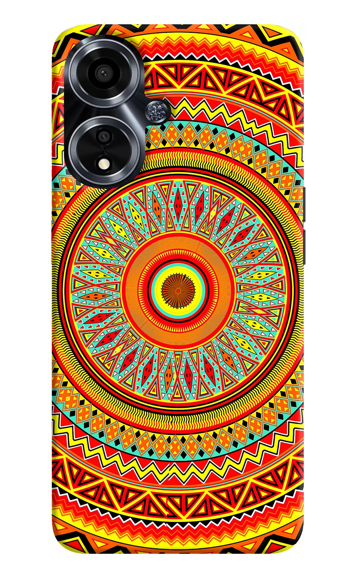 Mandala Pattern Oppo A59 5G Back Cover